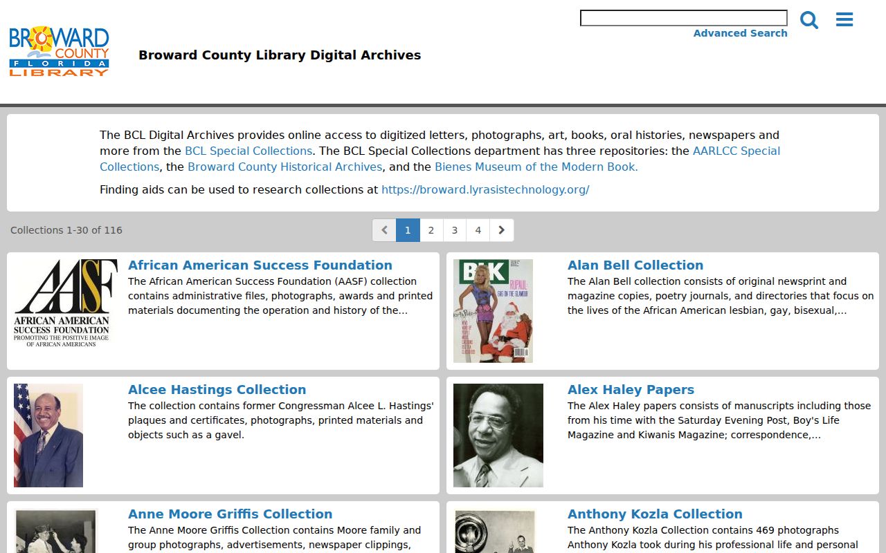 Margate city directory research in Broward Digital Archives
