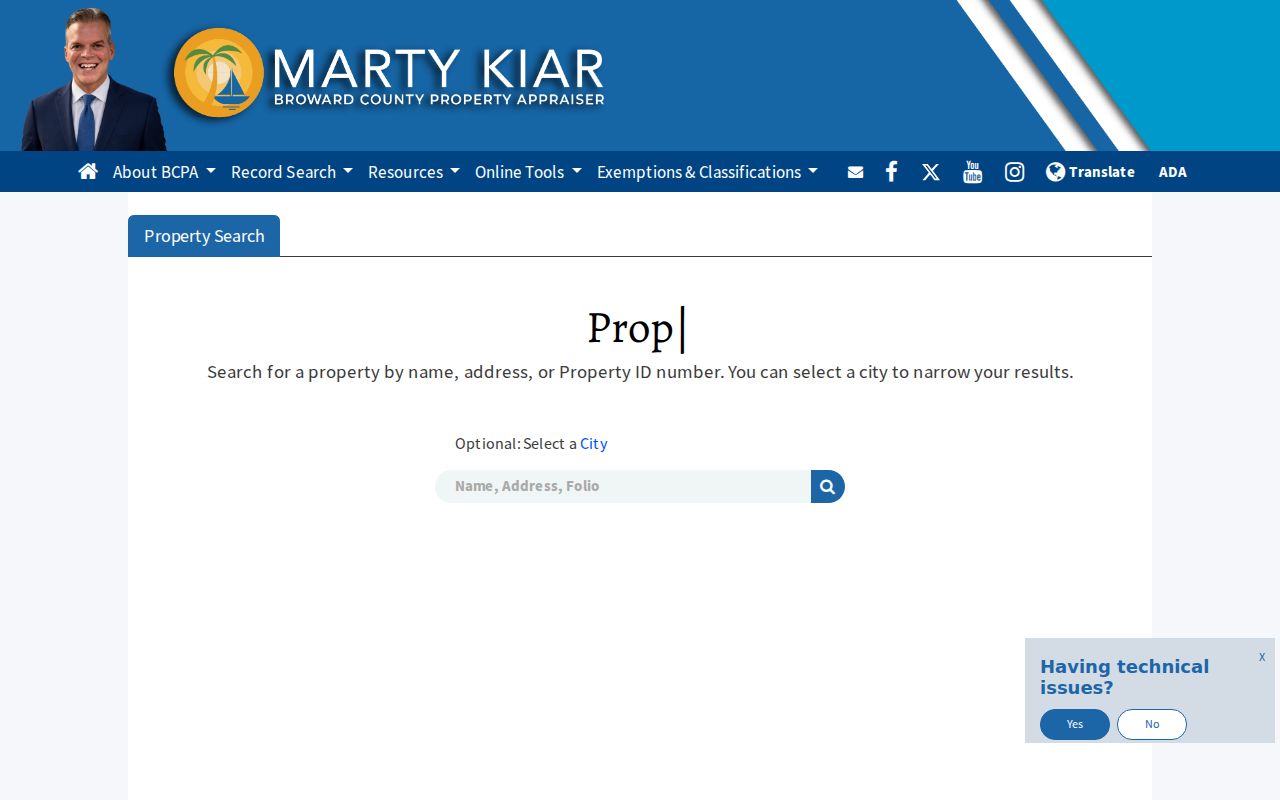 Margate residents directory Broward property search