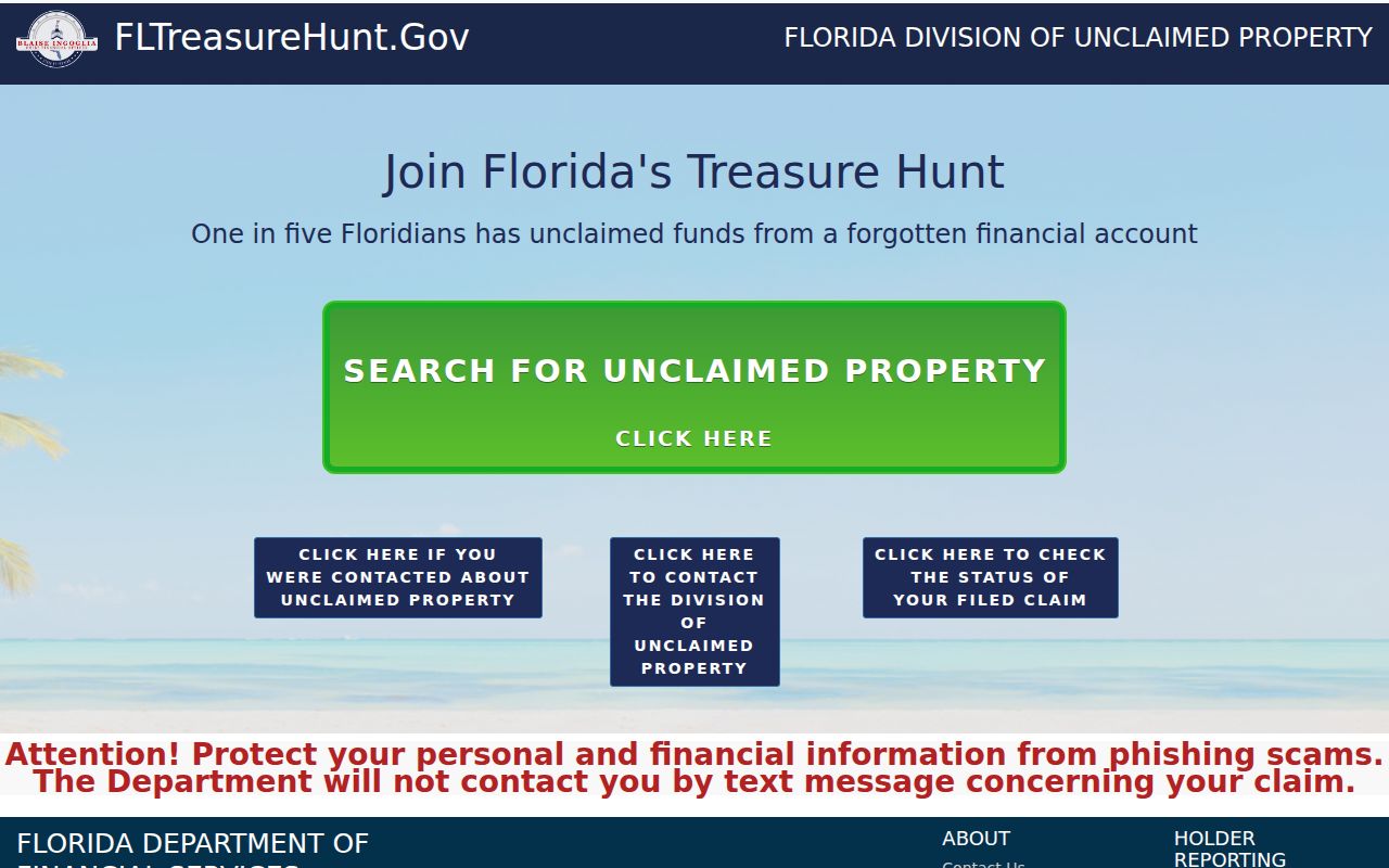 Margate residents directory Florida unclaimed property search