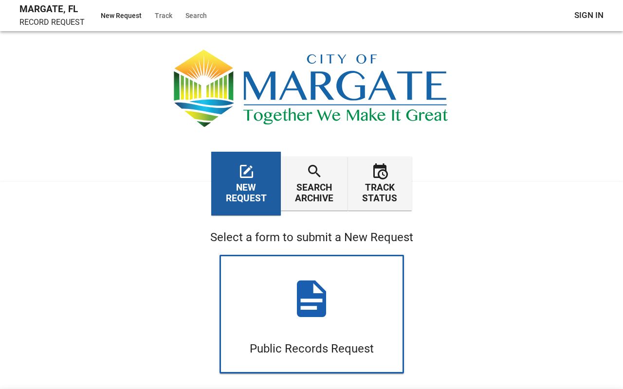 Margate residents directory city public records request